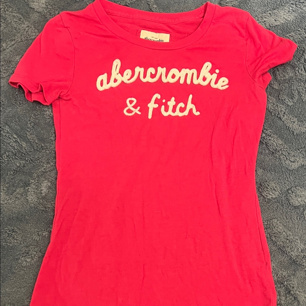 Abercrombie & Fitch Vibrant Hot Pink Tee